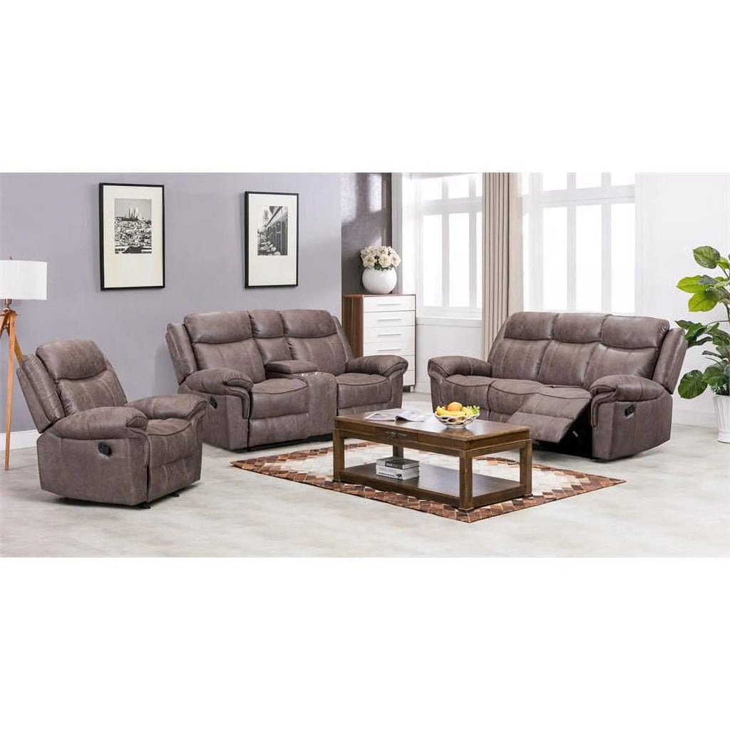 Brown Reclining Sofa E5920