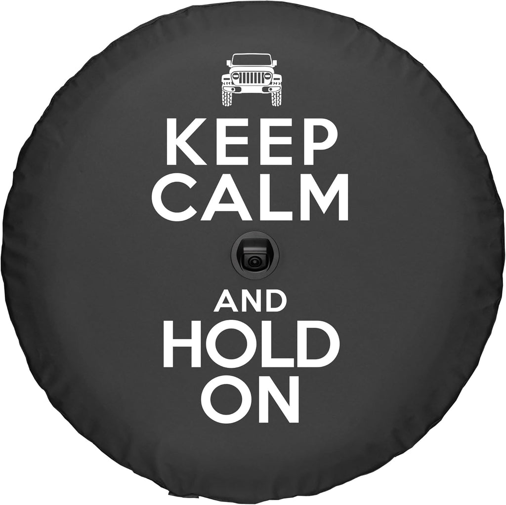 Soft JL Tire Cover with Back-up Camera F3682