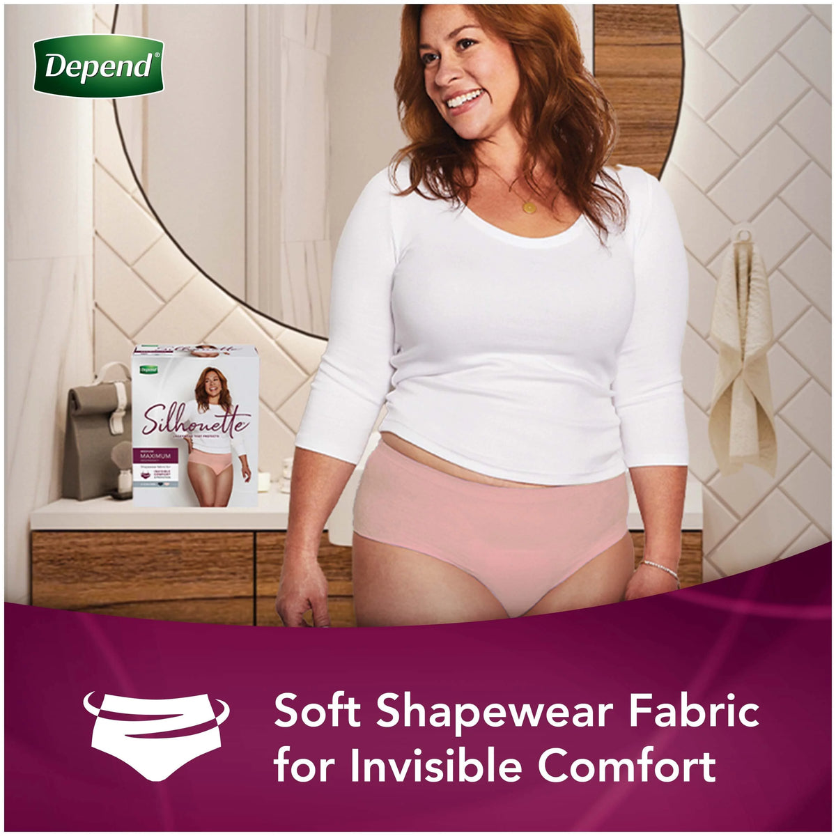 Pink Incontinence Underwear U9802