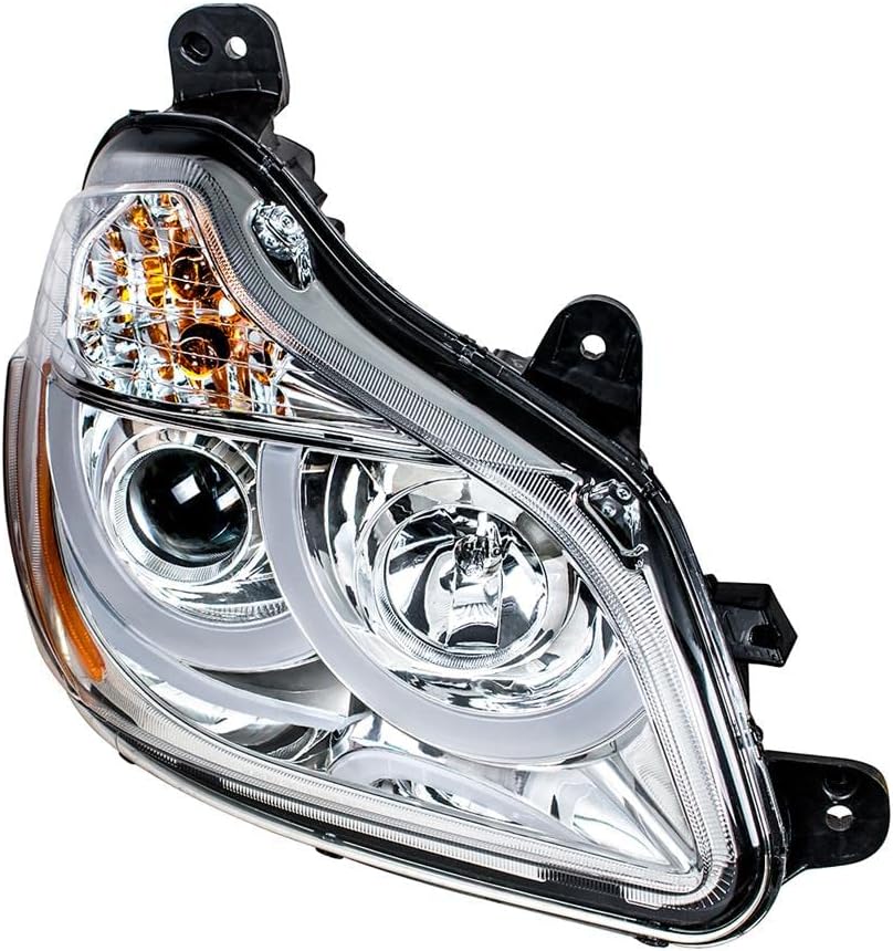 Chrome Projection Headlight with LED Position Light K3120