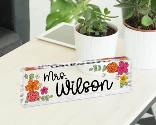 Teacher Desk Name Plate Y1439