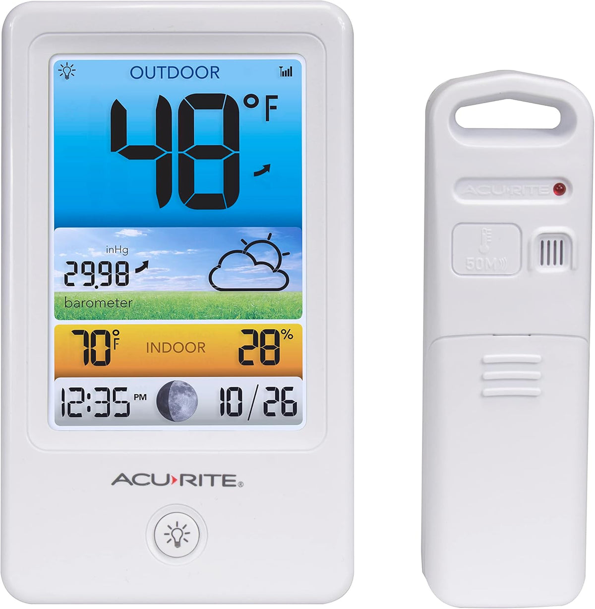 Color Weather Station with Temperature, Humidity and Forecast V39610