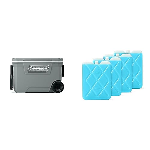 Insulated Portable Cooler with Heavy Duty Wheels, 100+ Can Capacity I329563