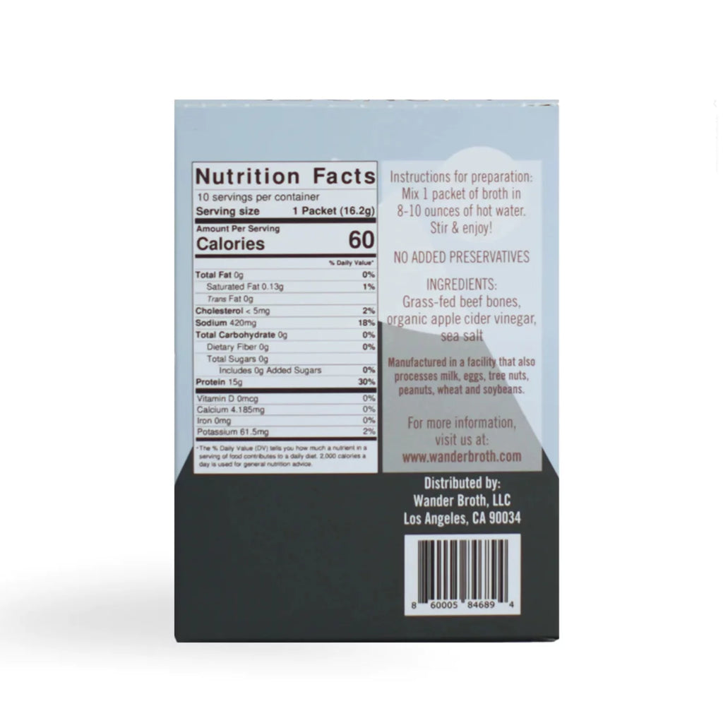 Grass-Fed Beef Bone Broth 10 Pack O60617
