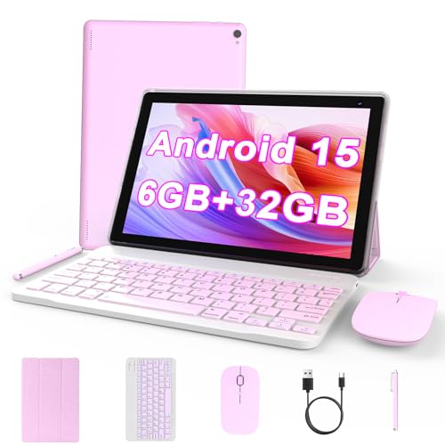 Black 10 inch Android Tablet with Keyboard Case Mouse Stylus T11917