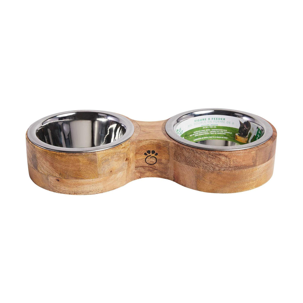 Wood & Metal Pet Feeder V57838