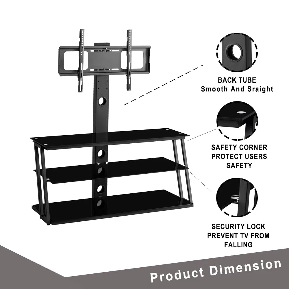 Swivel Floor TV Stand with Mount for 32 to 65" TV L958454