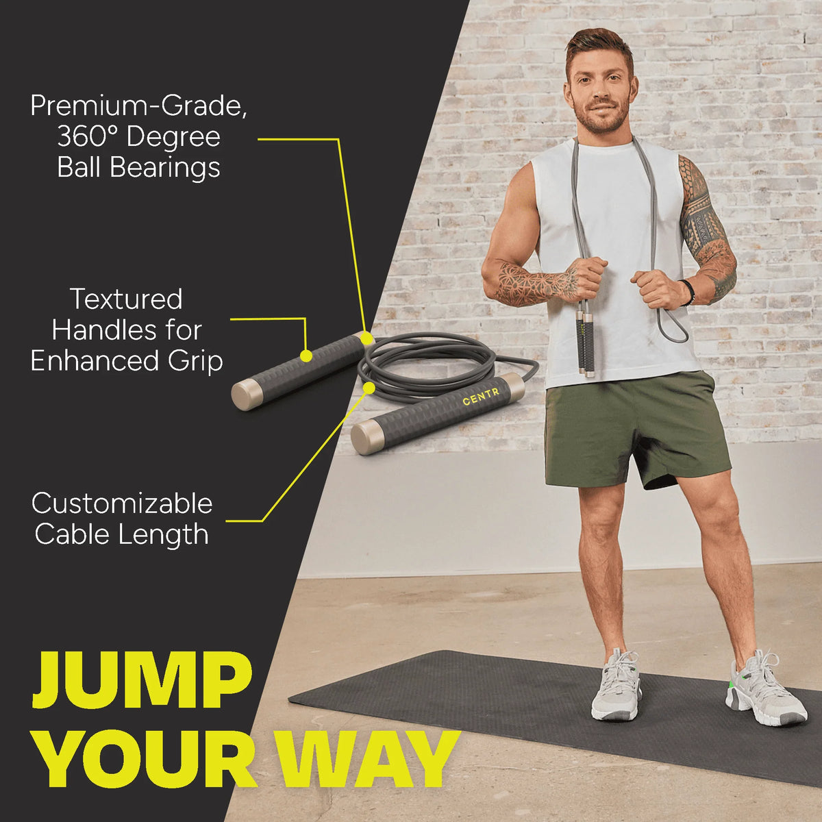 Adjustable Length Jump Rope Z9650