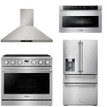 36 Gas Range, Range Hood, Refrigerator and Microwave D895780