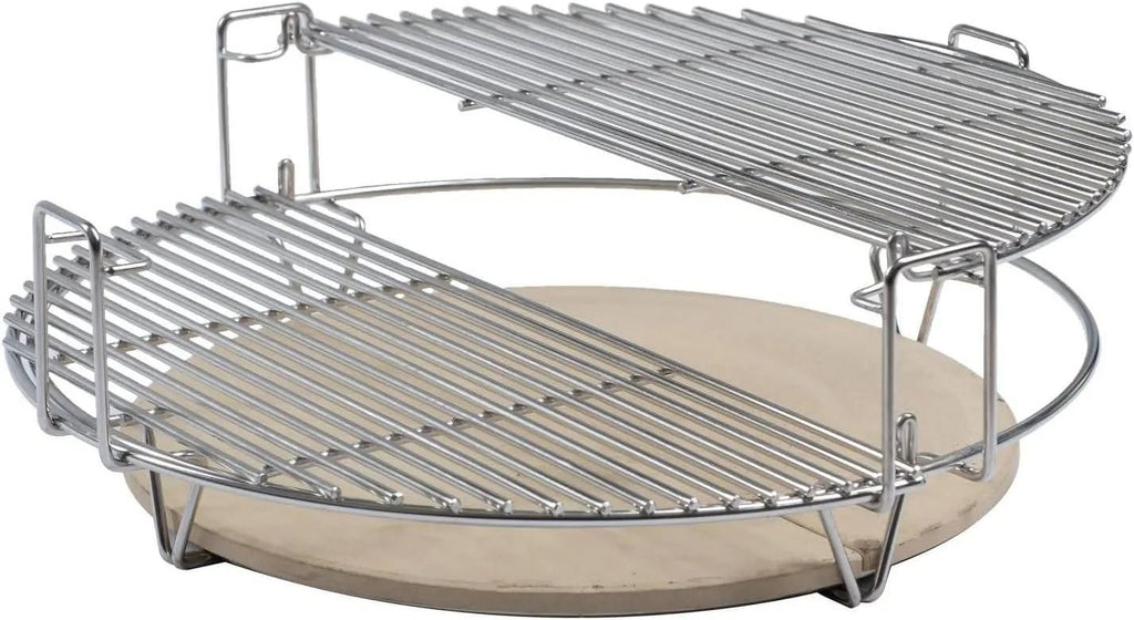 Flexible Cooking System for 21-Inch Kamado Grill & Smoker O757385
