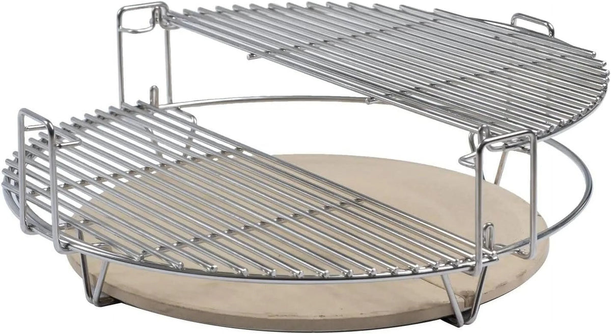 Flexible Cooking System for 21-Inch Kamado Grill & Smoker O757385