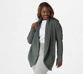 Pacific Blue Cable Shawl Cardi B87043