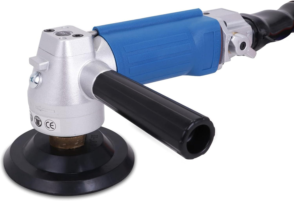 4" Pneumatic Wet Polisher Grinder with 7 Pieces Polishing Pads T557563
