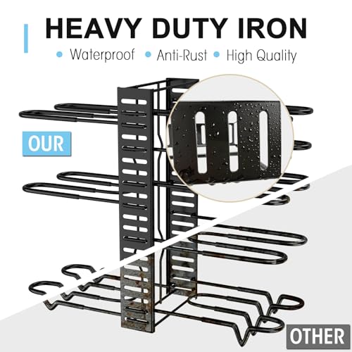 8-Tier Adjustable Heavy-Duty Pot and Pan Storage Rack U343854