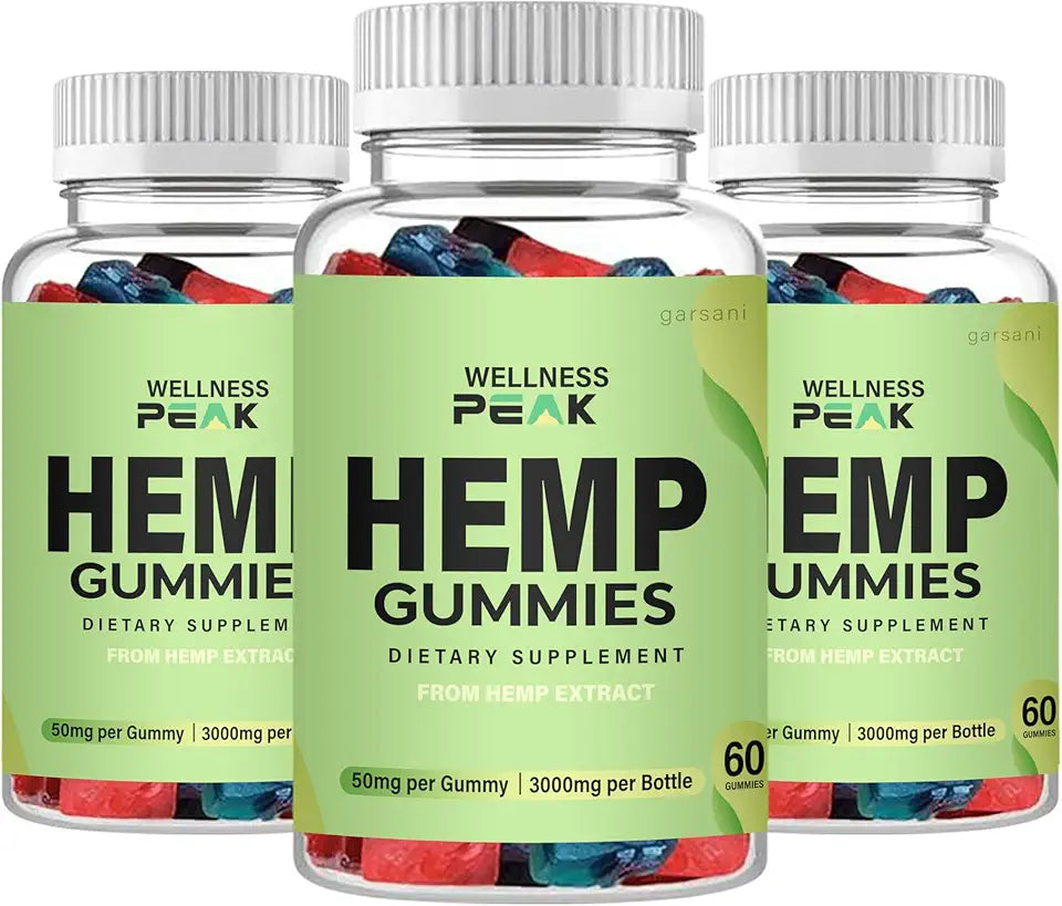 Hemp Gummies 3 Pack 180 Gummies S474072