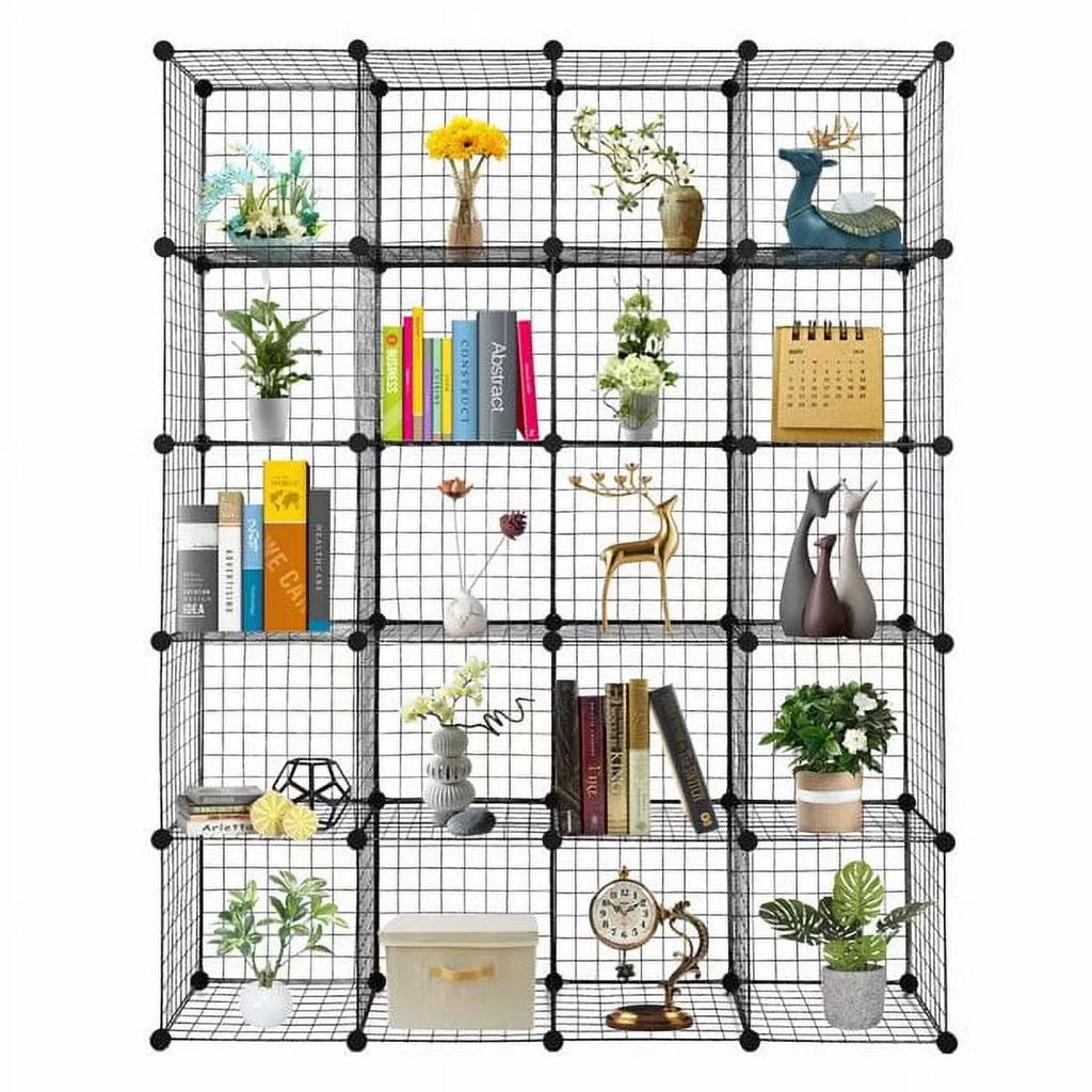 20-Cube Wire Cube Storage Organizer Shelves H847