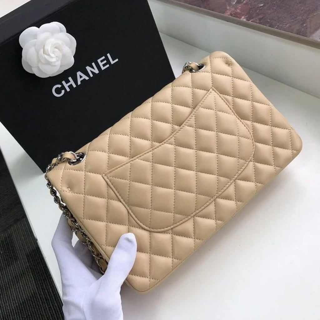 Beige Shoulder and Crossbody Handbag L191