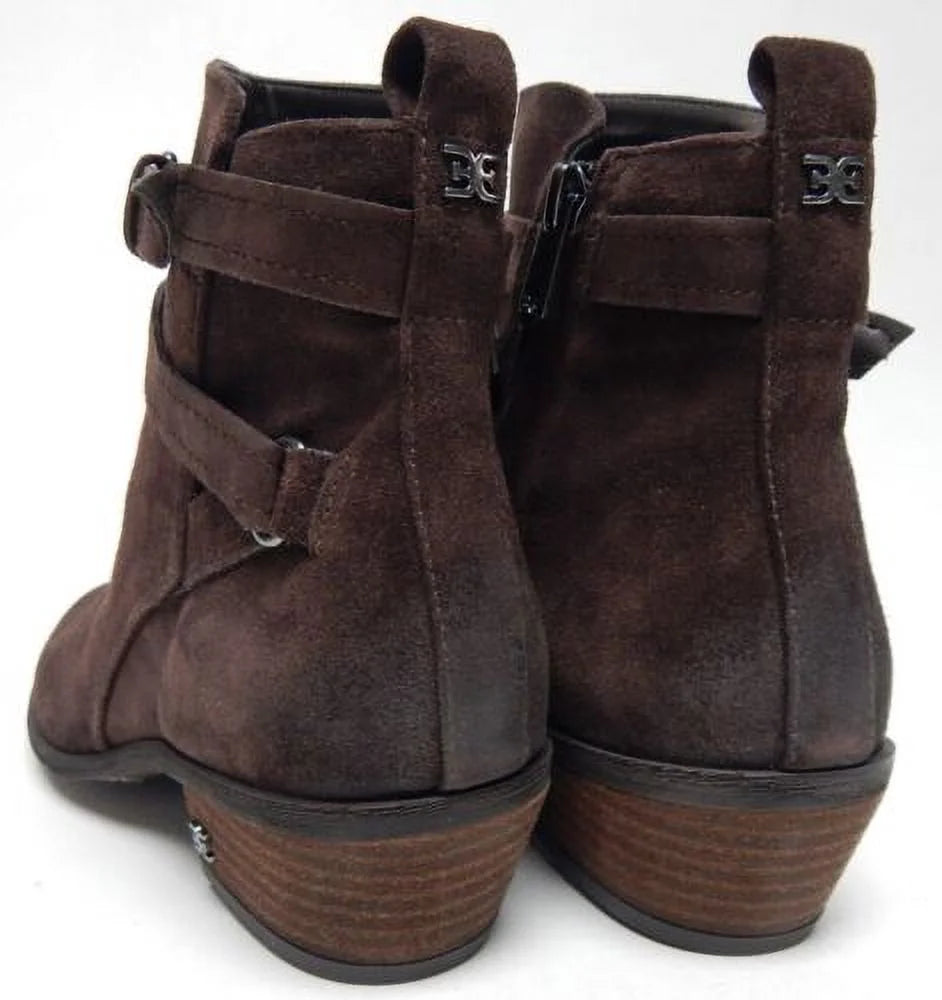 Cocoa Brown Suede Ankle Bootie S858654