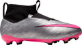 Silver Pink Soccer Cleats T614