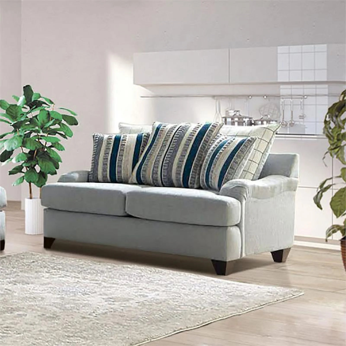 Chenille 2-Piece Sofa Set A17423