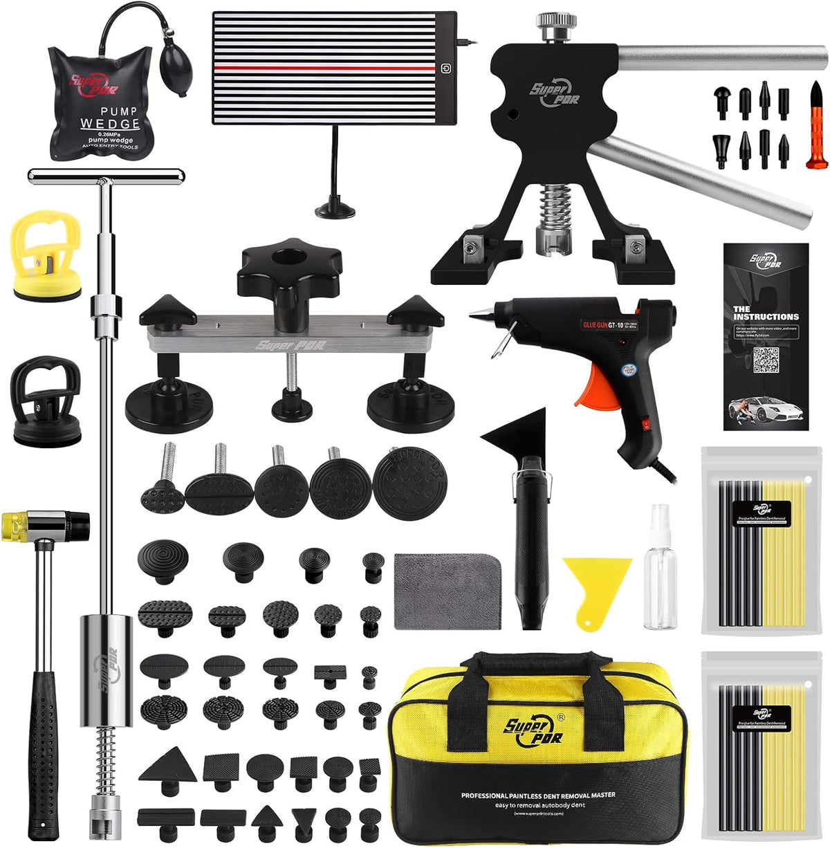 Paintless Dent Repair Kit with Storage Bag J474