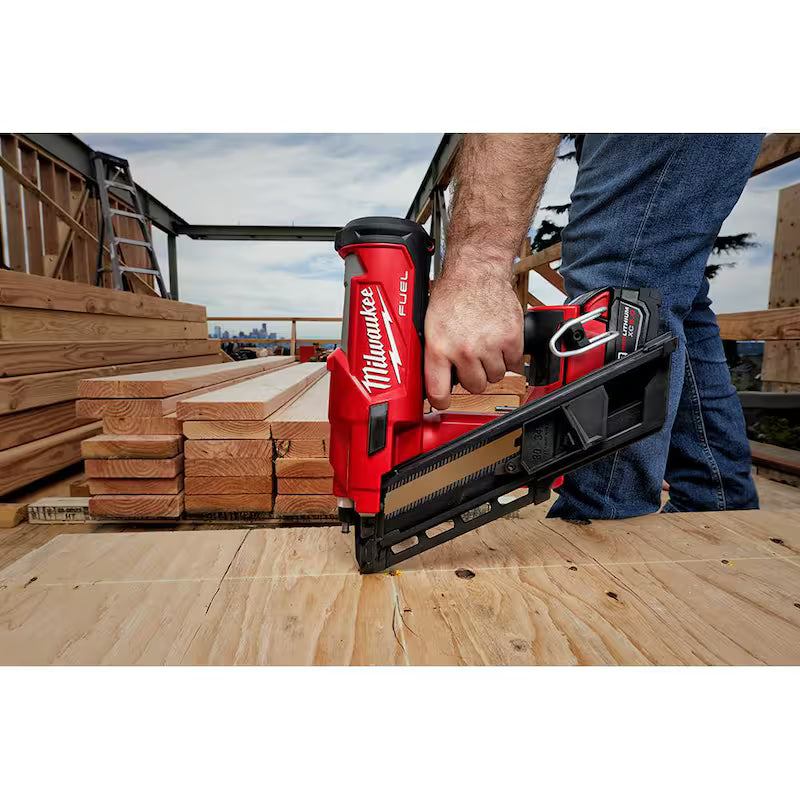 M18 FUEL 3-1/2 in. 18-Volt 30-Degree Lithium-Ion Brushless Cordless Framing Nailer J555208