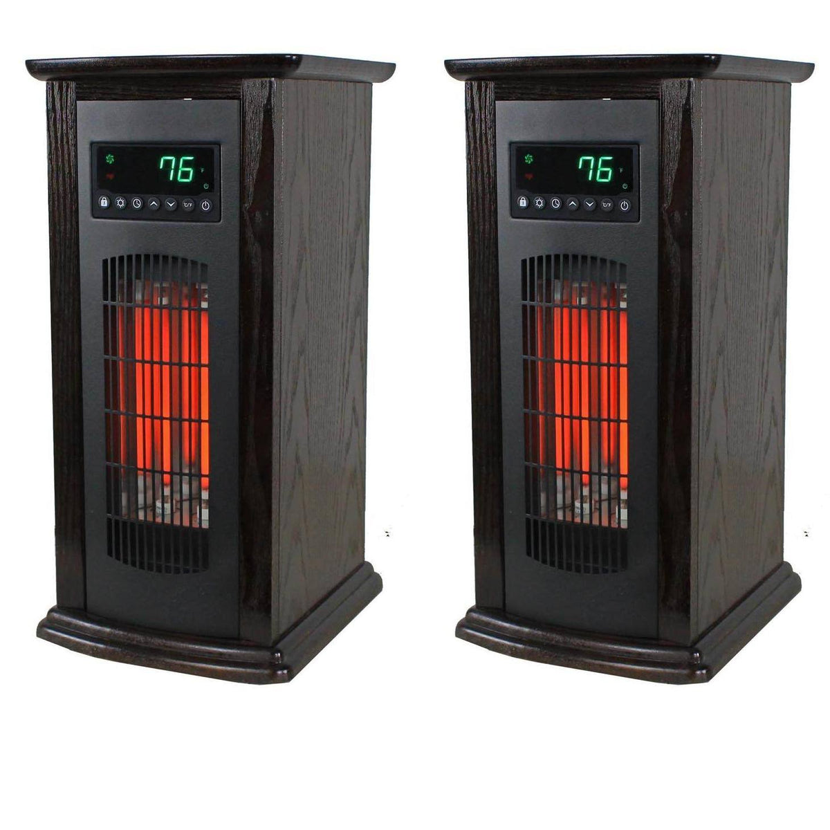 3 Element Electric Infrared Quartz Tower Space Heater W8157