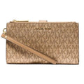 Camel Double Zip Wristlet L965108