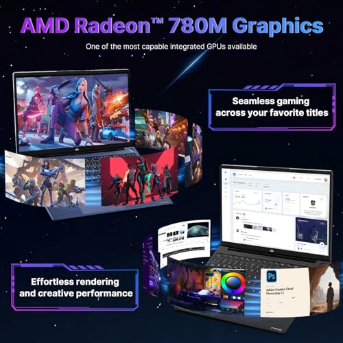 17.3 Gaming Laptop Ryzen 9 16GB RAM 1TB SSD Radeon 780M Backlit KB I66981