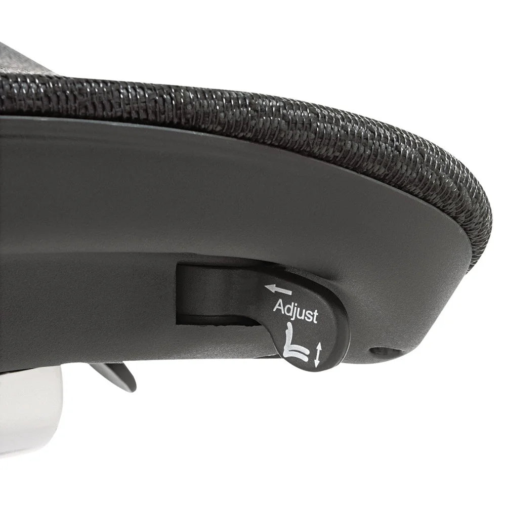 Black Ergonomic Mid-Back Mesh Chair I858662