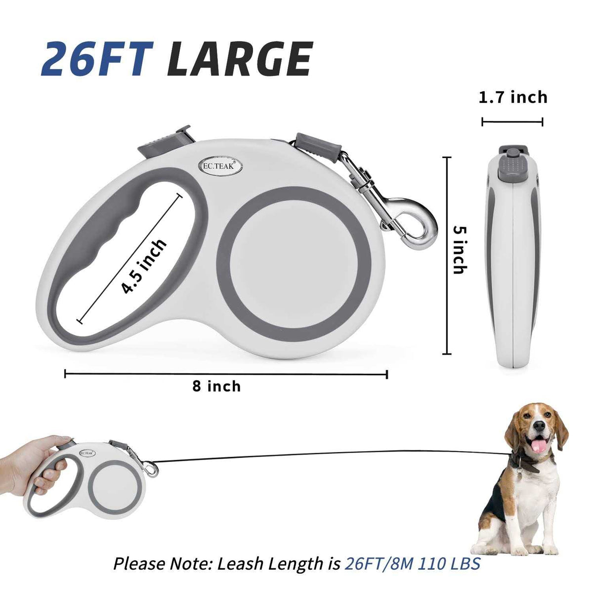 Retractable Dog Leash Medium Breed L10123