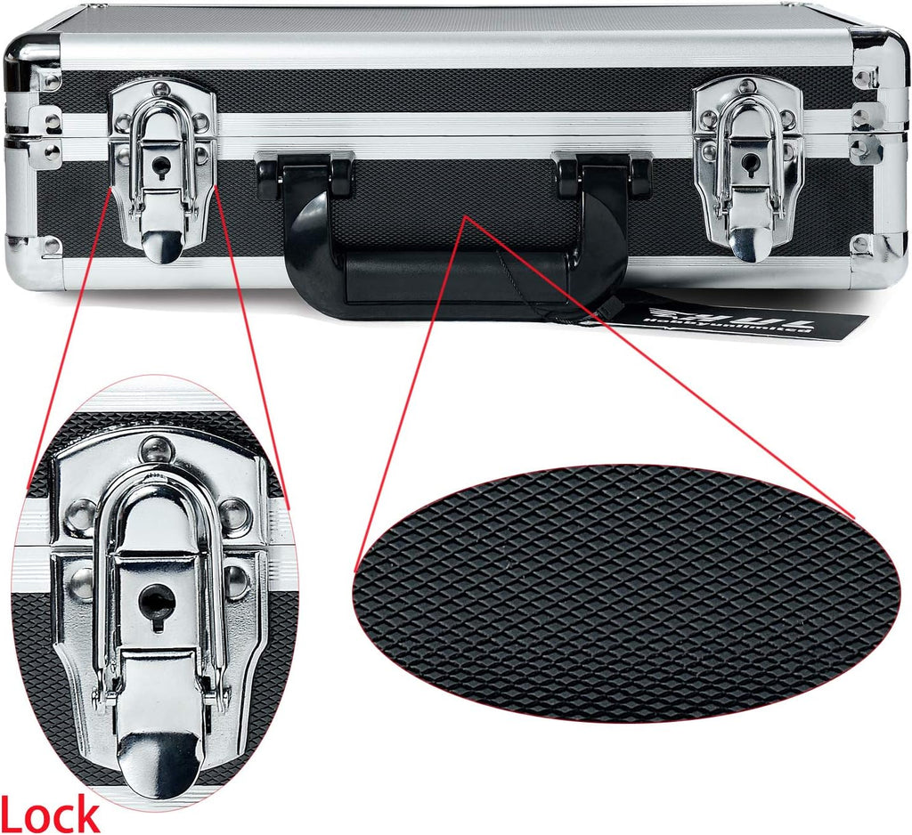 16in Two-Tone Aluminum Case with Pluck Foam Interior, Pack of 2 K851
