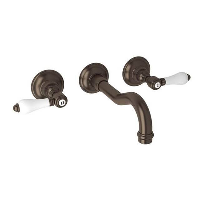 Tuscan Brass Wall Mount Lavatory Faucet E666