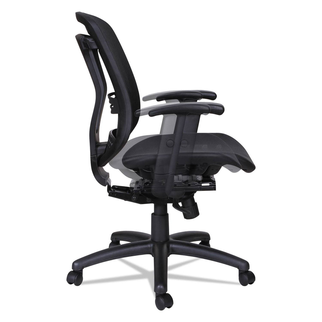 Black Mid-Back Suspension Mesh Chair P912