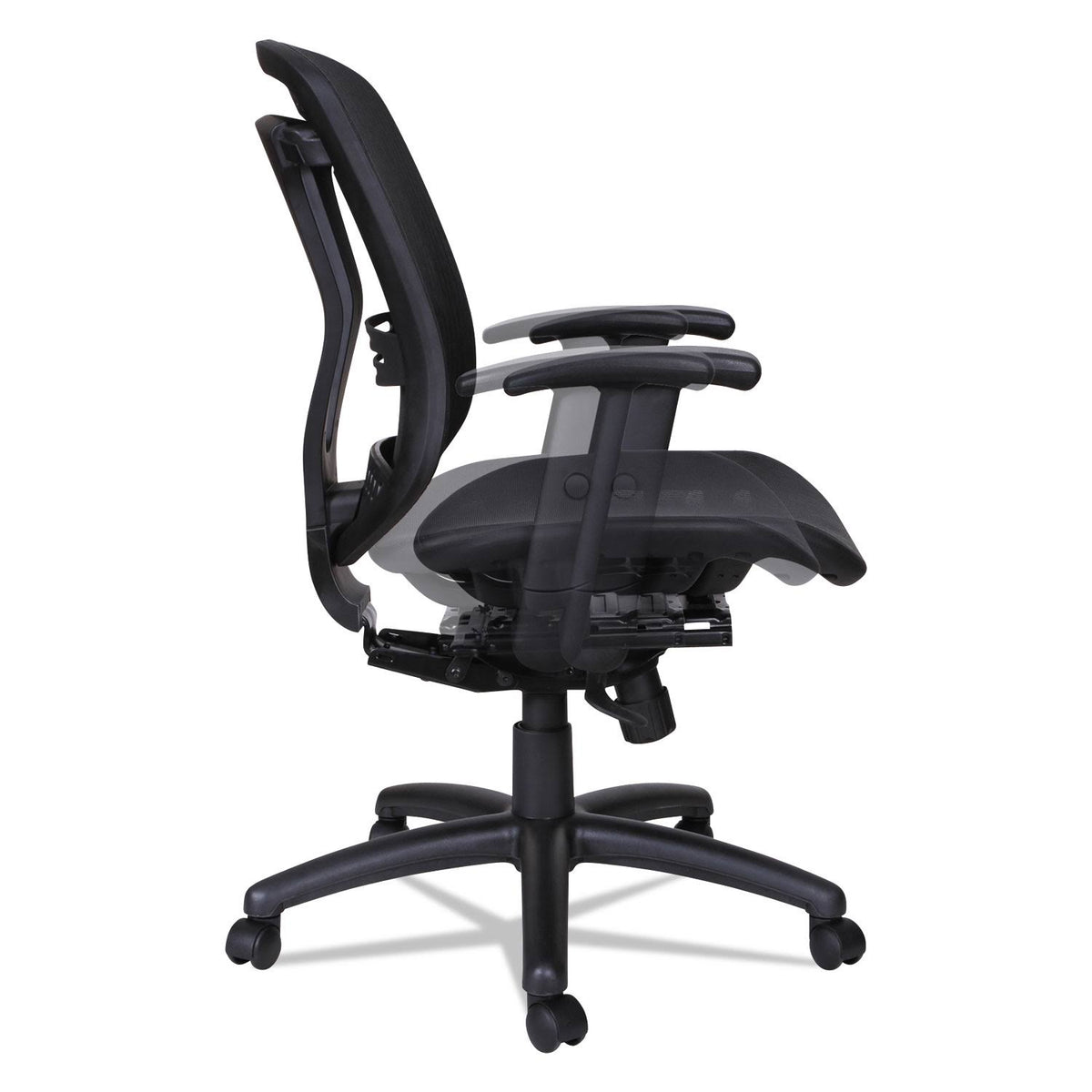 Black Mid-Back Suspension Mesh Chair P912