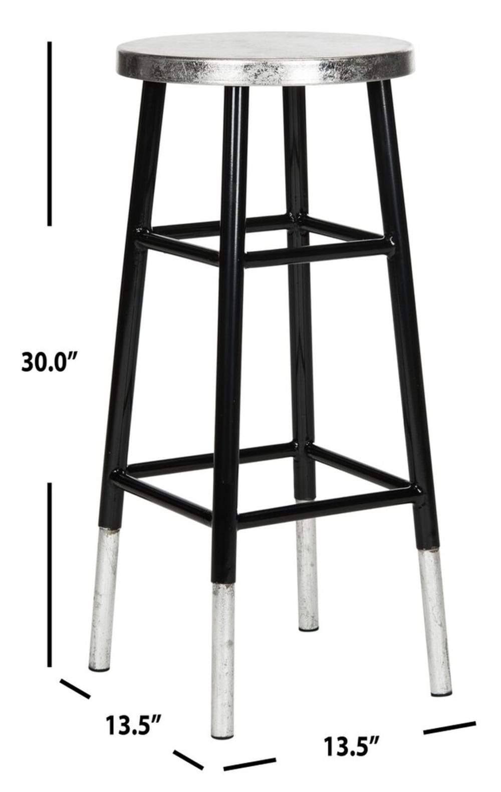 White Dipped Bar Stool L372648