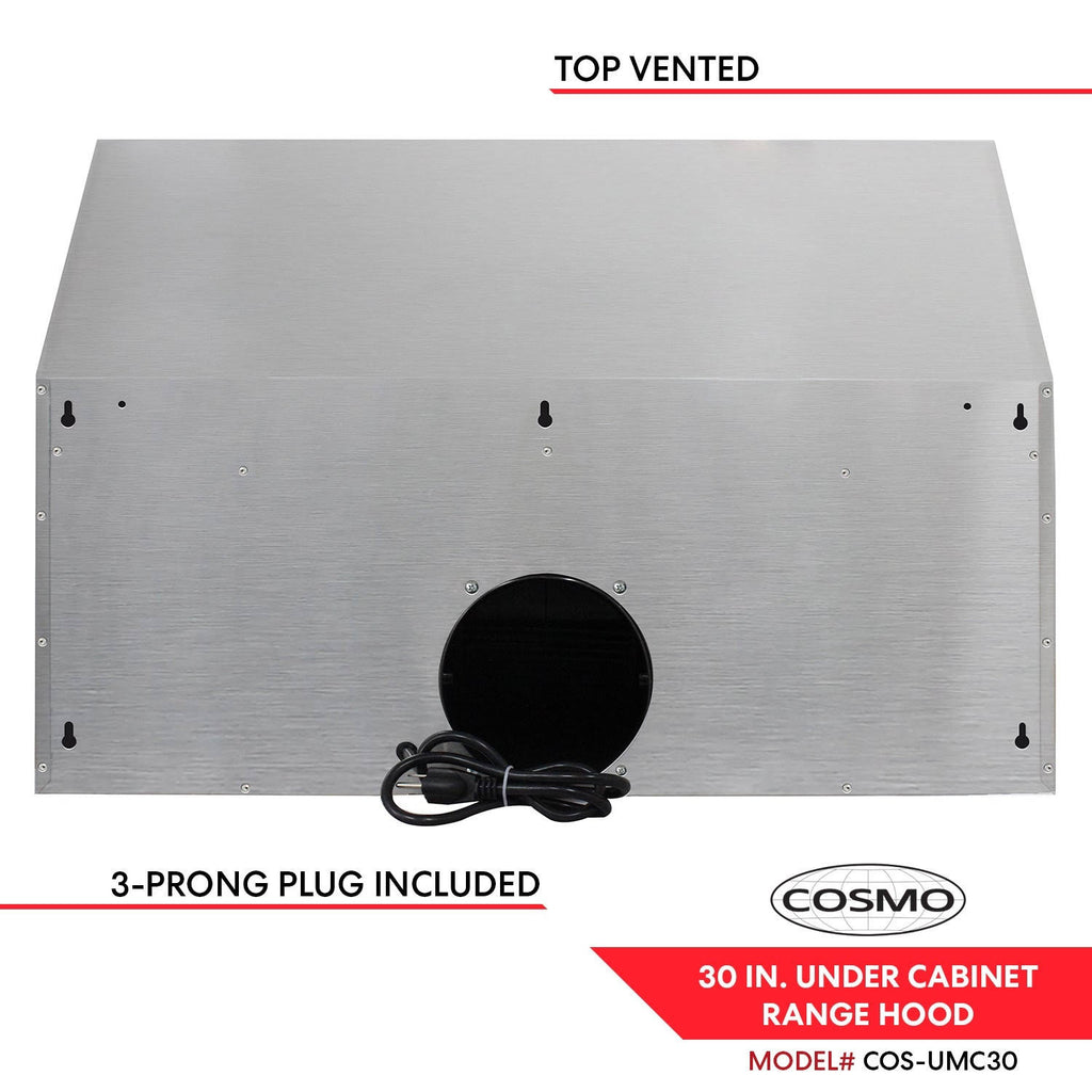 30-Inch 760 CFM Ducted Under Cabinet Stainless Steel Range Hood Q94973
