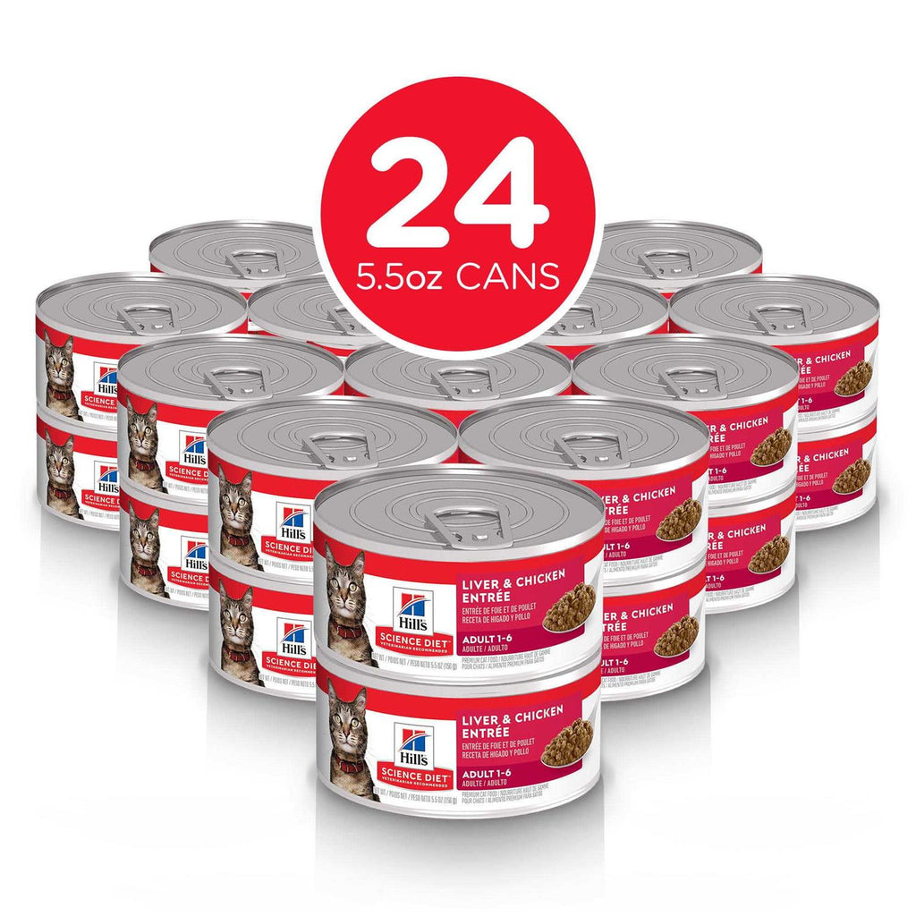 Adult Liver & Chicken Entree Canned Cat Food O25668