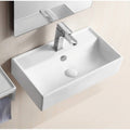 White Bathroom Sink H1184