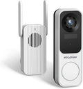Wireless 2K Doorbell Camera with Base Station, Night Vision, Two-Way Audio E110631