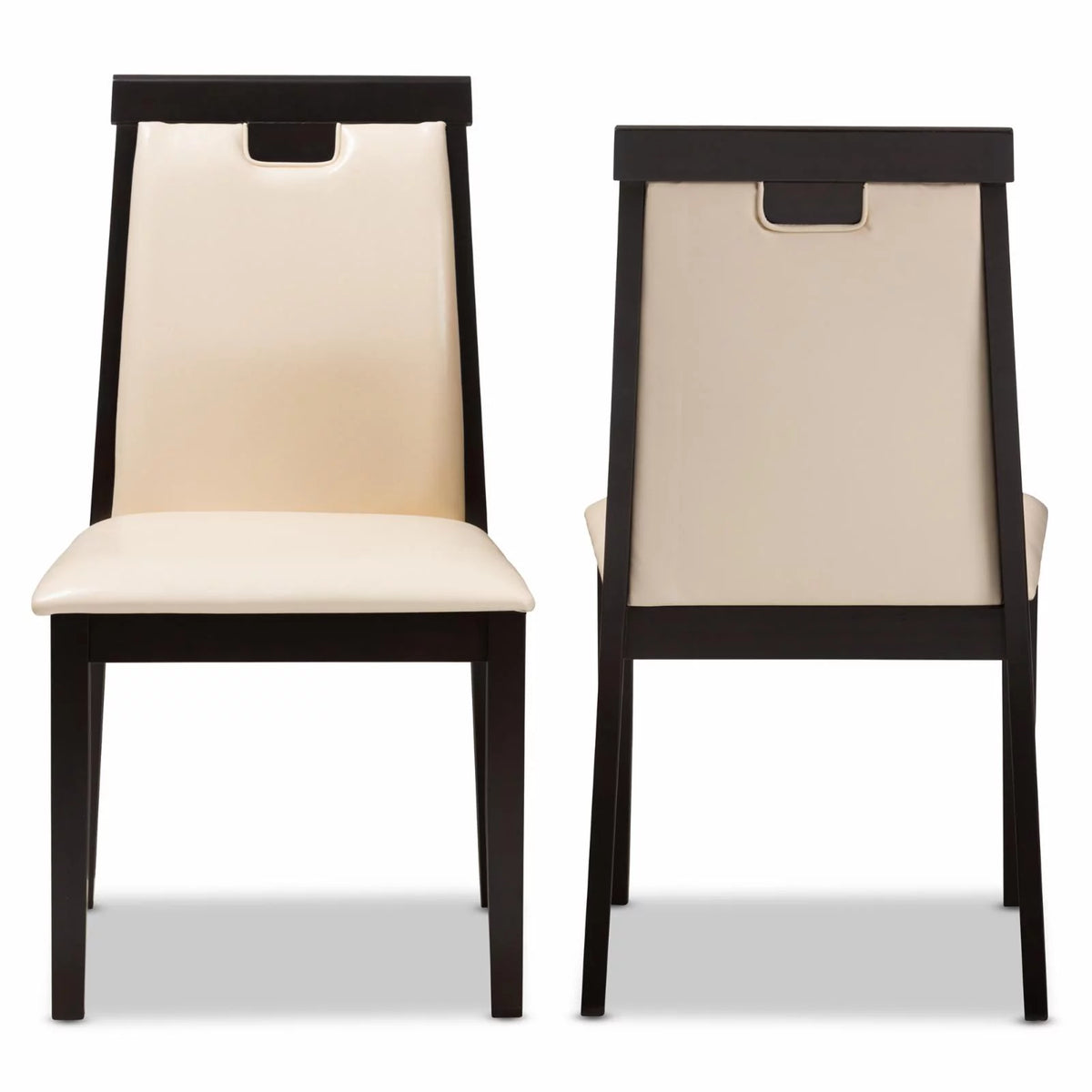 Faux Leather Dining Side Chair Set of 2 X760
