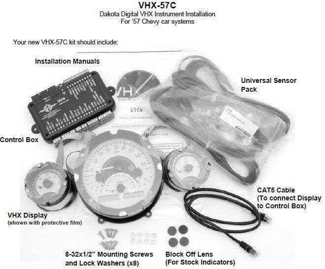 Analog Gauges System Black Alloy Blue N885836