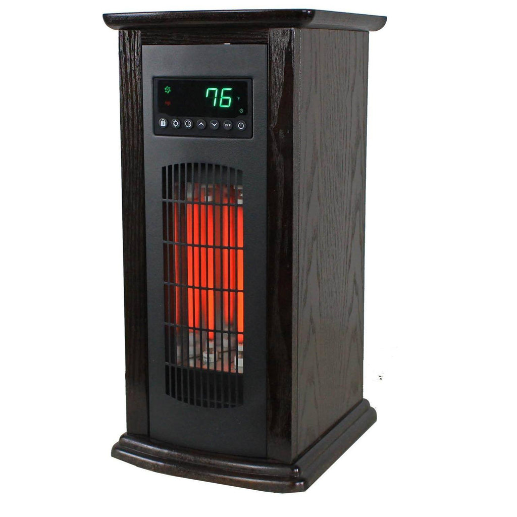 3 Element Electric Infrared Quartz Tower Space Heater W8157