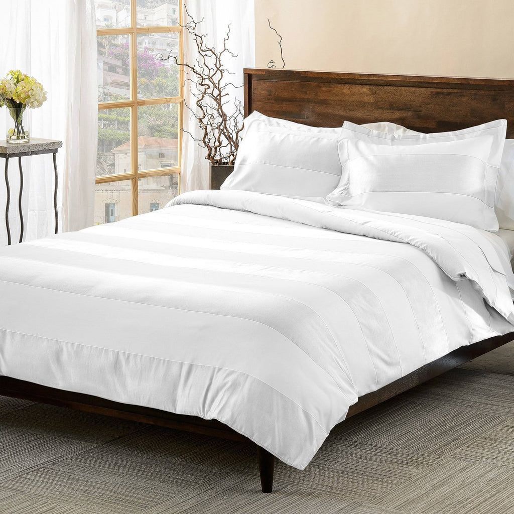 Cotton Rich Duvet Cover Set, Full/Queen D28339