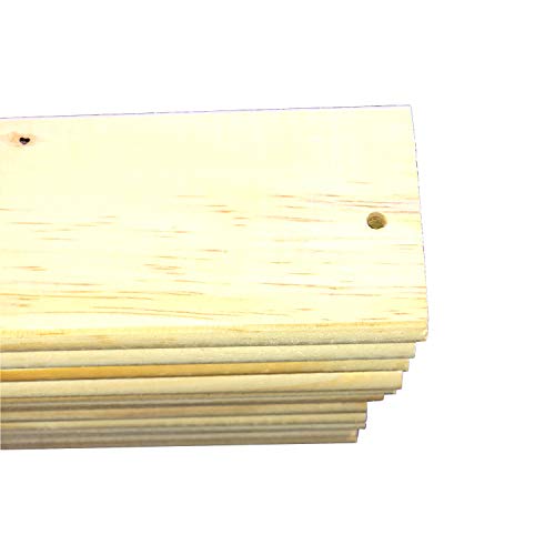 Twin Solid Pine Wood Bed Slats 40 in Pack of 13 W27564