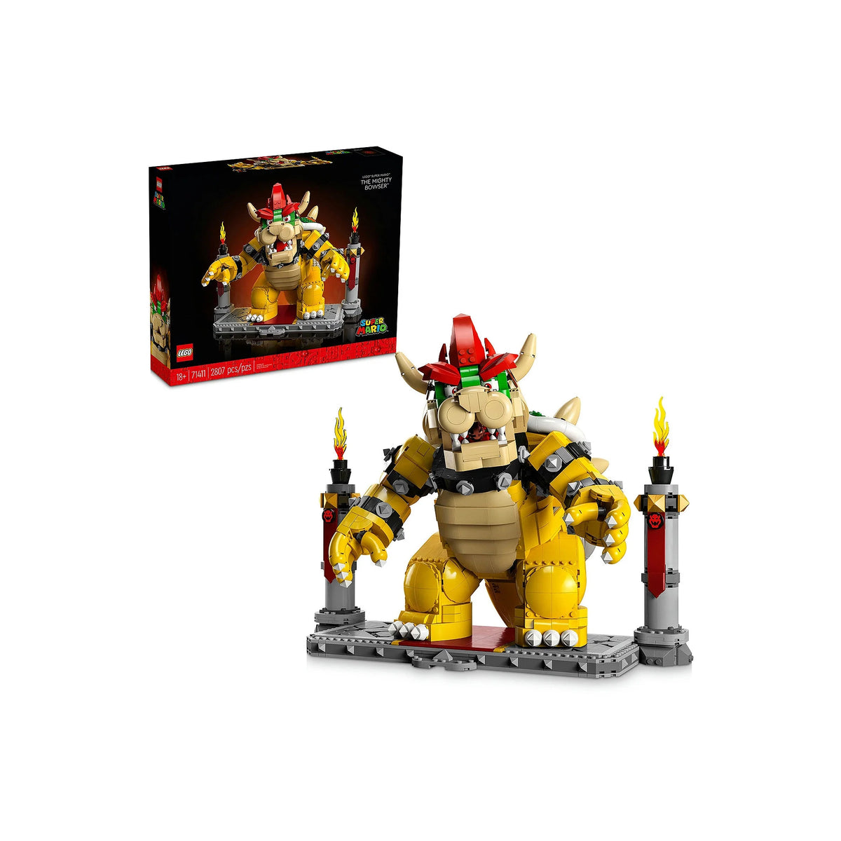 Super Mario The Mighty Bowser Building Toy Set O8771
