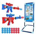 Shooting Game Toy with 2pk Air Guns, Target & 24 Foam Balls W912352