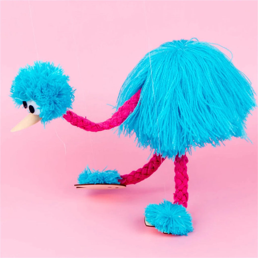 Ostrich Hand Puppets Bird String Puppet Educational Toys J26984