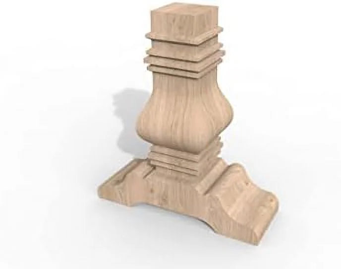 16 inch Wood Pedestal Base, Pack of Two Q424066
