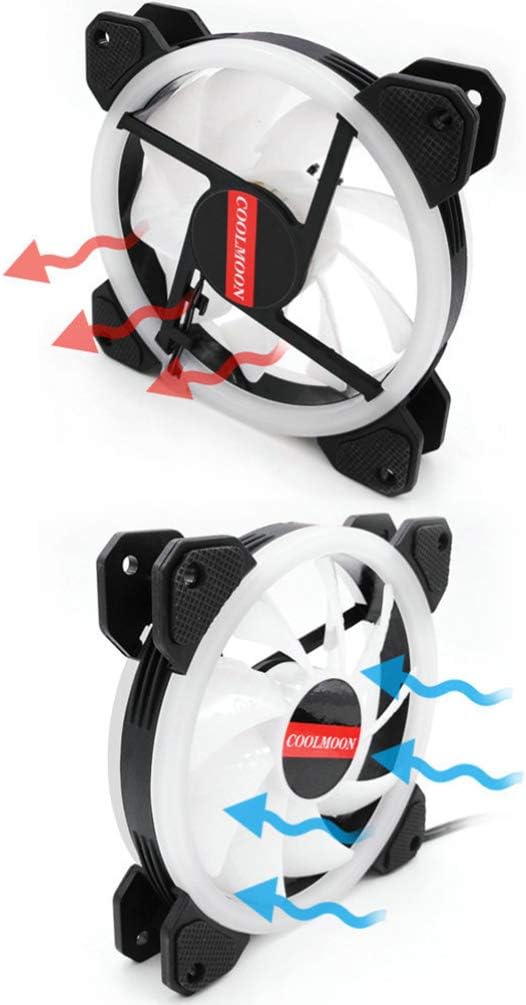5 Fans 120mm RGB PC Cooling Fan with RGB Controller H872